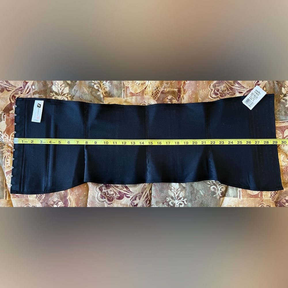 Bombshell Fitness Black Latex Waist Cincher